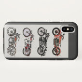 VINTAGE MOTORFIETSEN Case-Mate iPhone CASE (Achterkant (horizontaal))