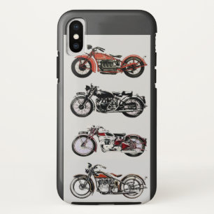 VINTAGE MOTORFIETSEN iPhone XS HOESJE