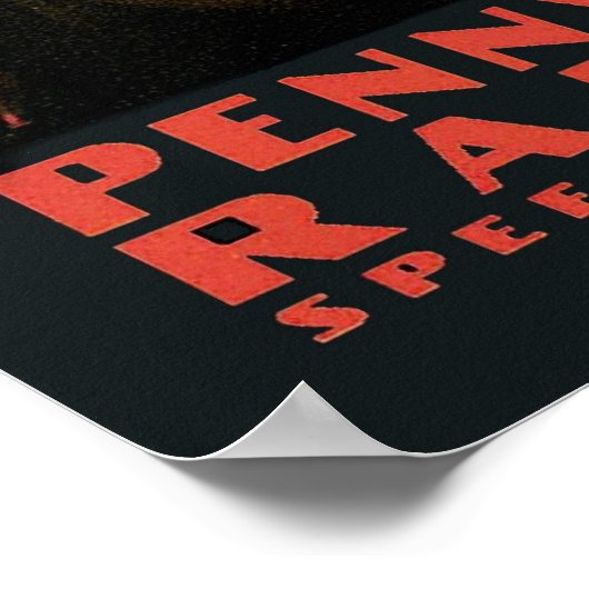 Vintage, Motoring in Duitsland. Poster (Hoek)