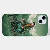 Vintage motorrijder  Case-Mate iPhone case (Achterkant (horizontaal))
