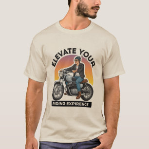 Vintage Motorrijder T-shirt