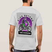 Vintage Motorrijder T-shirt (Achterkant)