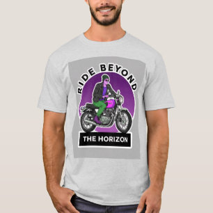 Vintage Motorrijder T-shirt