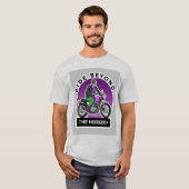 Vintage Motorrijder T-shirt (Voorkant volledig)
