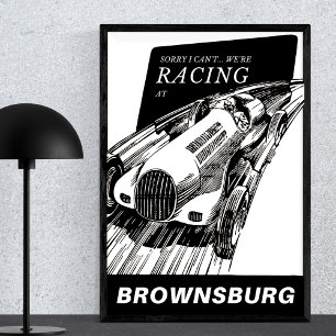Vintage Motorsport van Brownsburg Indiana Poster