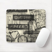 Vintage Mousepad Muismat (Met muis)