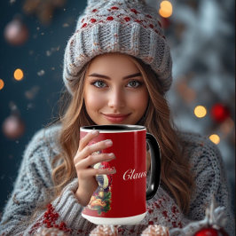 Vintage Mr and Mrs Claus Christmas Couple Newlywed Mok