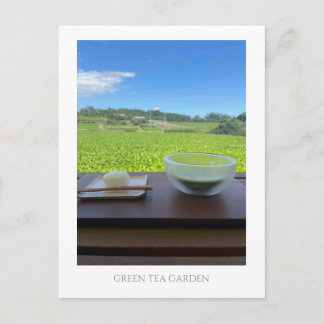 Vintage Mt Fuji Japan Green Tea Postcard Briefkaart