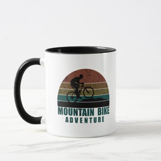 Vintage MTB Avontuur - Mountainbiken Mok (Links)