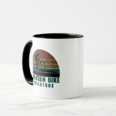 Vintage MTB Avontuur - Mountainbiken Mok (Voorkant links)