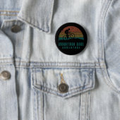 Vintage MTB Avontuur - Mountainbiken Ronde Button 5,7 Cm (In situ)