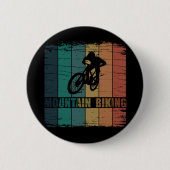 Vintage Mtb Downhill Mountainbike Ronde Button 5,7 Cm (Voorkant)