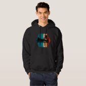 Vintage Mtb Downhill Mountainbiken Hoodie (Voorkant volledig)