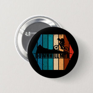 Vintage Mtb Downhill Mountainbiken Ronde Button 5,7 Cm