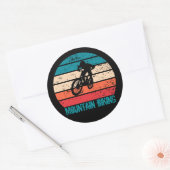 Vintage Mtb Downhill Mountainbiken Ronde Sticker (Envelop)