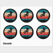 Vintage Mtb Downhill Mountainbiken Ronde Sticker (Vel)