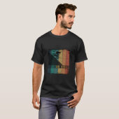Vintage MTB Downhill Mountainbiken T-shirt (Voorkant volledig)