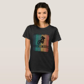 Vintage Mtb Downhill Mountainbiken T-shirt (Voorkant volledig)