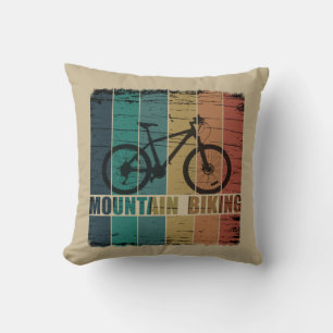Vintage Mtb Mountainbiken Kussen
