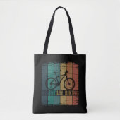 Vintage Mtb Mountainbiken Tote Bag (Voorkant)