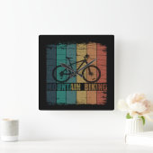 Vintage Mtb Mountainbiken Vierkante Klok (Huis)