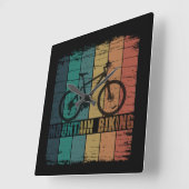Vintage Mtb Mountainbiken Vierkante Klok (Hoek)
