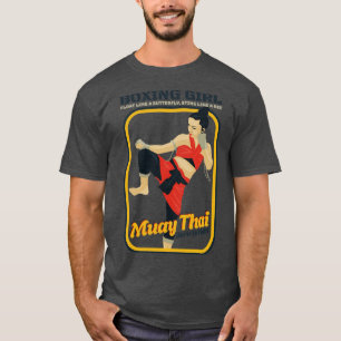 Vintage Muay Thai boksmeisje T-shirt