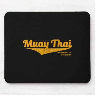 Vintage Muay Thai Kickboksen, Mma, Bjj, Thailand Muismat