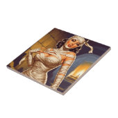 Vintage Mummy Pin-up Tegeltje (Zijkant)