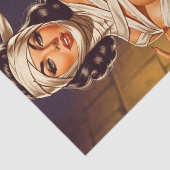 Vintage Mummy Pin-up Tissuepapier (Detail)