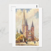 Vintage Munster in Bonn, Germany Briefkaart (Voorkant / Achterkant)