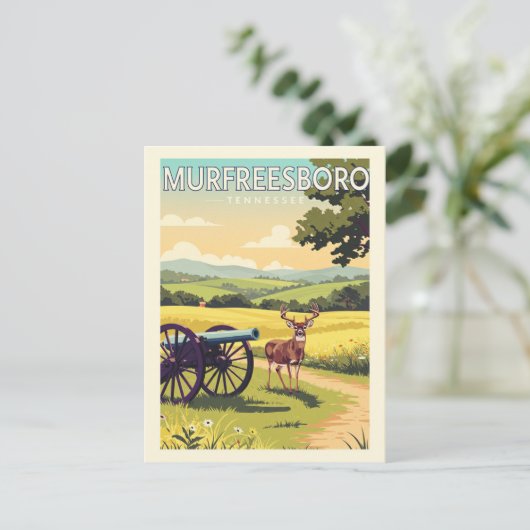 Vintage Murfreesboro Tennessee Briefkaart (Staand voorkant)