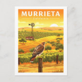 Vintage Murrieta California Briefkaart (Voorkant)