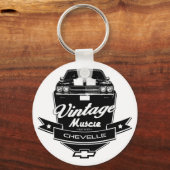 Vintage Muscle Chevelle Sleutelhanger (Voorkant)