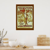 Vintage Musee Grevin Orchestra Poster (Keuken)