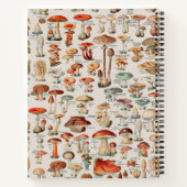 Vintage Mushroom Fungus Illustration I Notitieboek (Achterkant)