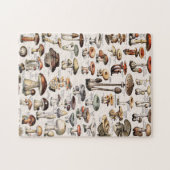 Vintage Mushrooms By Adolphe Millot Legpuzzel (Horizontaal)