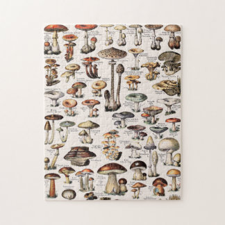 Vintage Mushrooms By Adolphe Millot Legpuzzel
