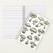 Vintage Mushrooms Notebook Notitieboek (Binnen)