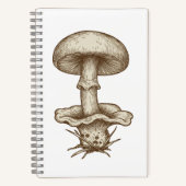 Vintage Mushrooms Notebook Notitieboek (Voorkant)