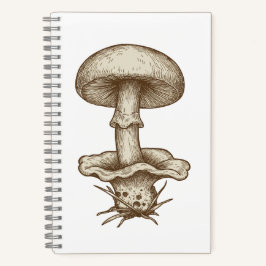 Vintage Mushrooms Notebook Notitieboek