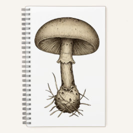 Vintage Mushrooms Notebook Notitieboek