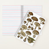 Vintage Mushrooms Notebook Notitieboek (Binnen)