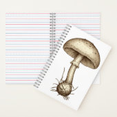 Vintage Mushrooms Notitieboek (Binnen)