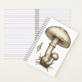 Vintage Mushrooms Notitieboek (Binnen)
