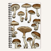 Vintage Mushrooms Notitieboek (Voorkant)
