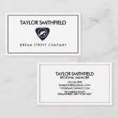 Vintage Music Guitar Pick Visitekaartje (Voorkant / Achterkant)