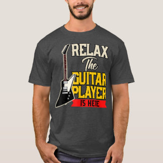Vintage Music Relax Guitar Player String Instrumen T-shirt