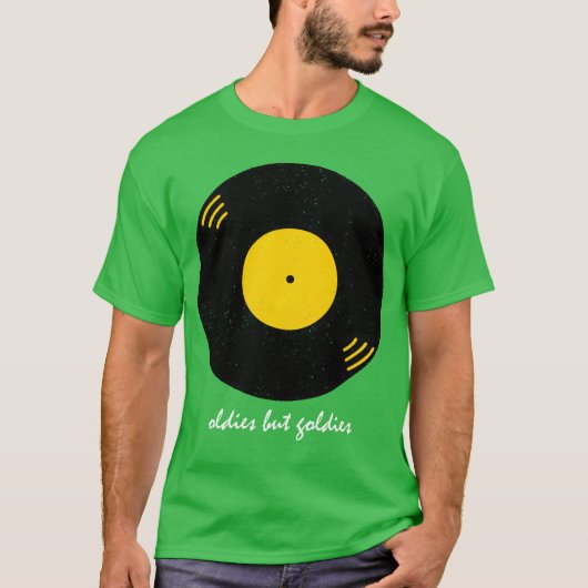 Vintage Music Vinyl Retro retro T-shirt (Voorkant)