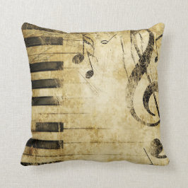 Vintage Musical Notes Sierkussen